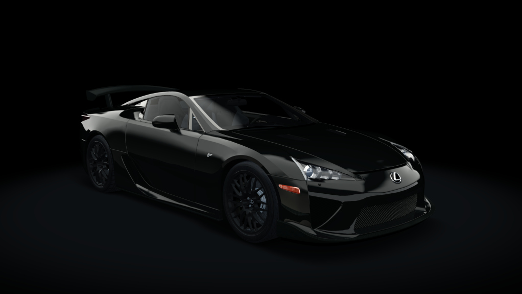 Lexus LFA Nurburgring Edition, skin black