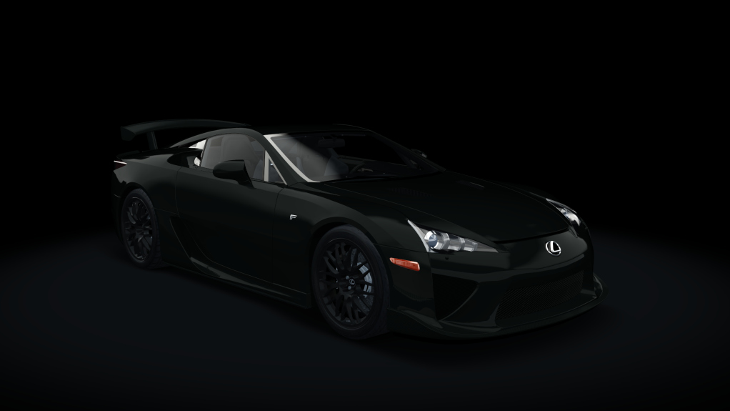 Lexus LFA Nurburgring Edition, skin black_matte