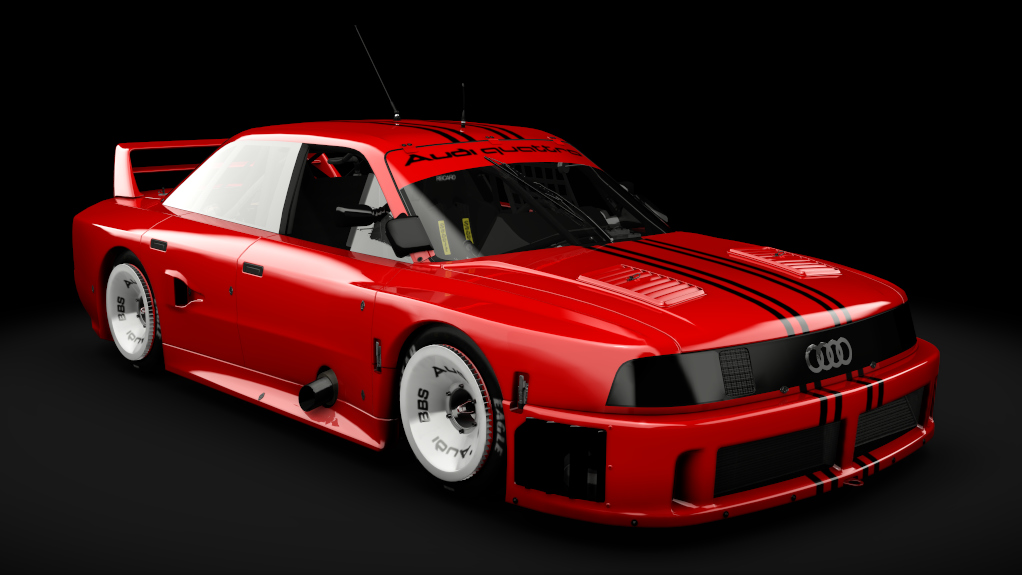 Audi 90 Quattro IMSA GTO (1989), skin 06_real_red_striped