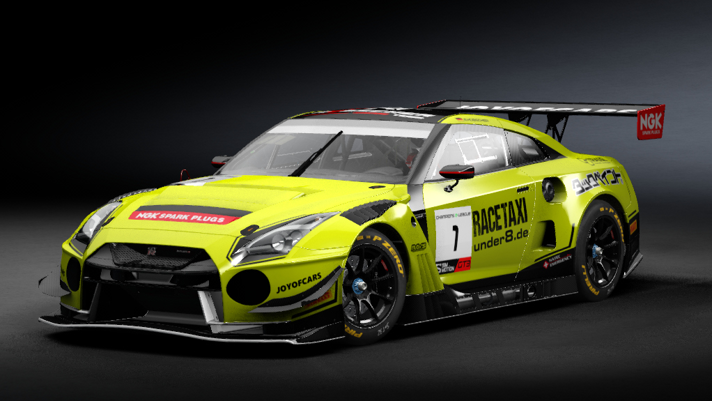 Nissan GT-R GT3 2018, skin CEL_01_SwissSteakRacingTeampoweredbyHRT