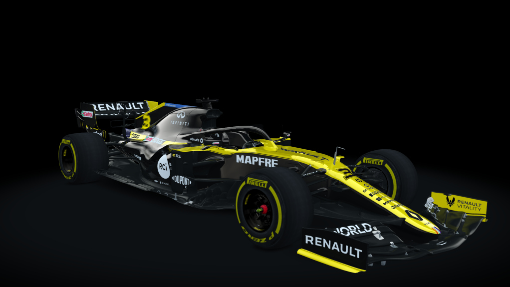 F1 2020 Renault, skin Ricciardo