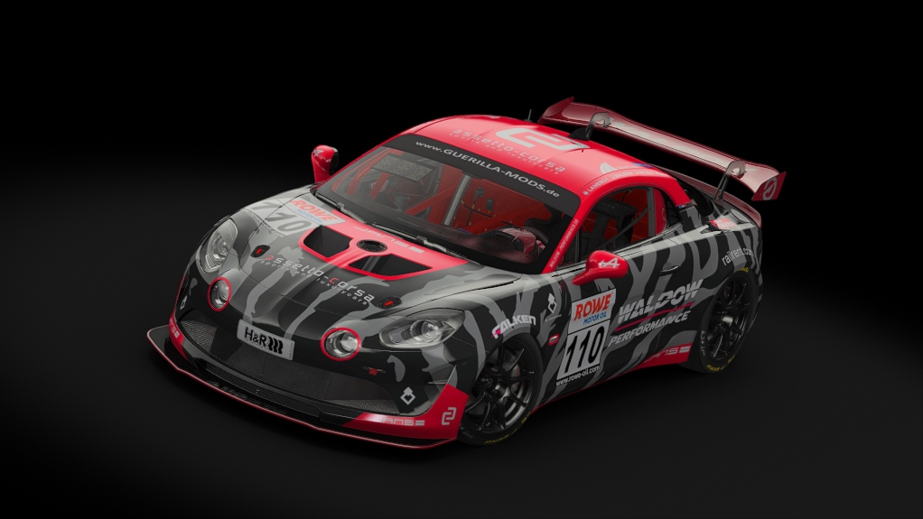 Alpine A110 GT4, skin gt4_nls_waldow_performance_110