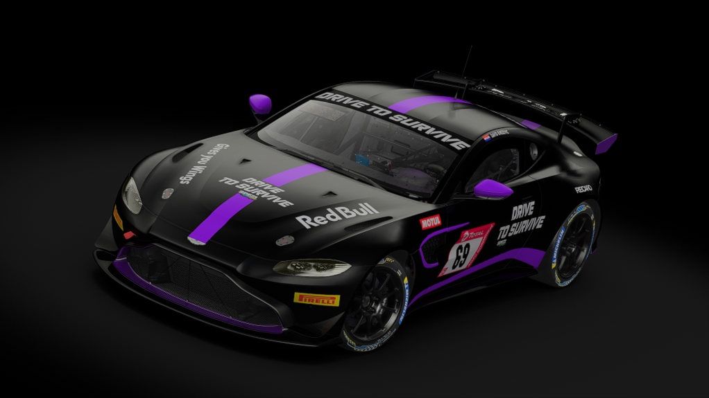 Aston Martin Vantage GT4, skin Drive_To_Survive_StarGamer_69