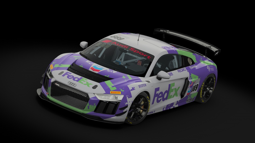 Audi R8 LMS GT4, skin 889-fedex