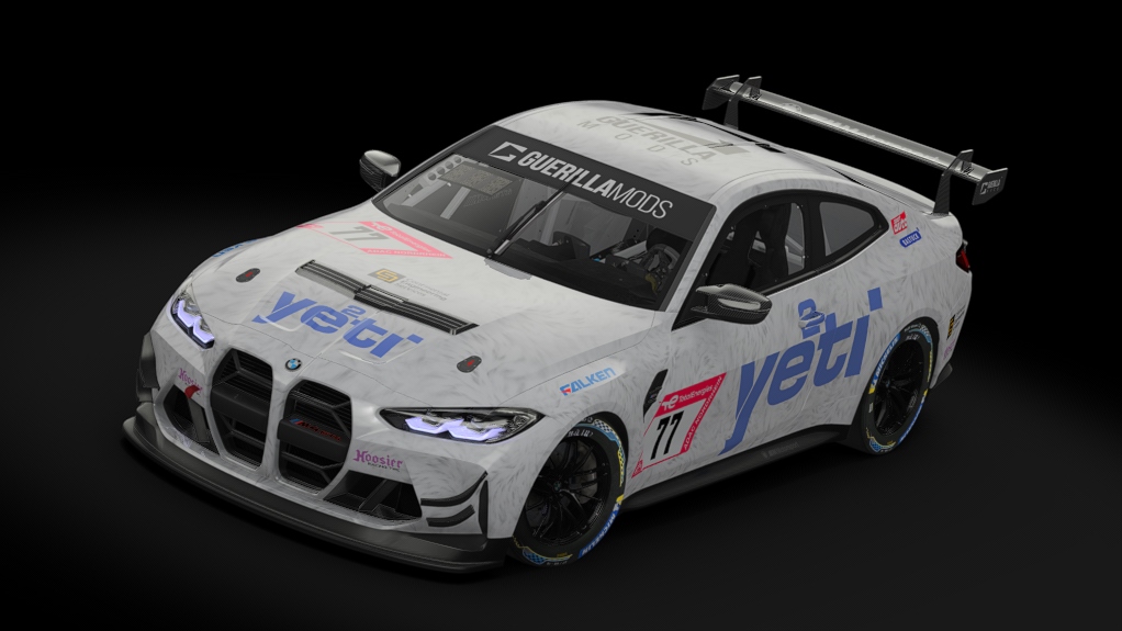 BMW M4 GT4 G82, skin 77_yeeti_motorsport