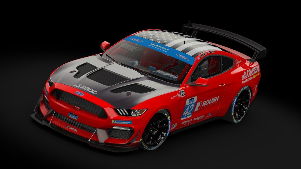 Ford Mustang GT4, skin American_Wheelman_42