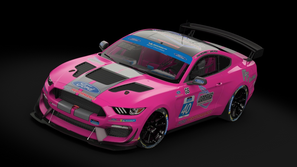 Ford Mustang GT4, skin PF_Racing_40