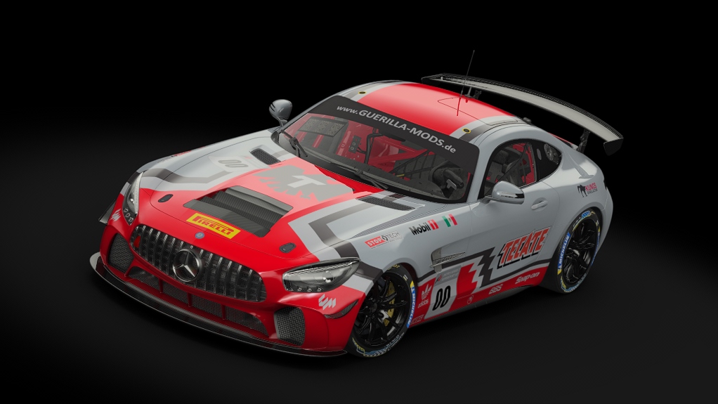 Mercedes AMG GT4, skin 00-tecate