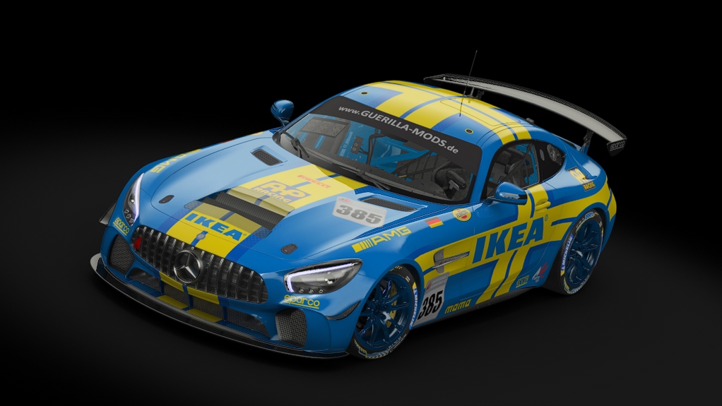 Mercedes AMG GT4, skin 385-ikea