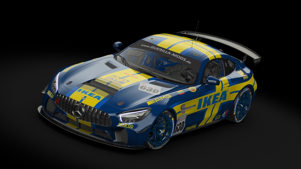 Mercedes AMG GT4, skin 630-ikea