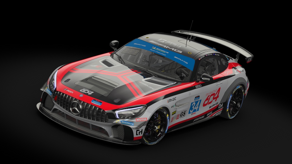 Mercedes AMG GT4, skin SR604