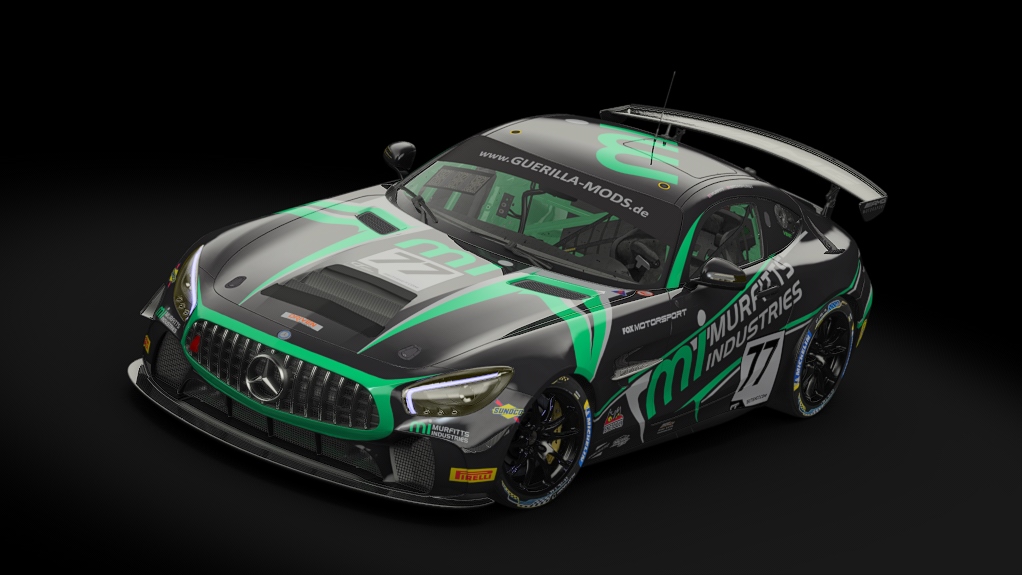 Mercedes AMG GT4, skin british_gt_championship_2019_FOX_77