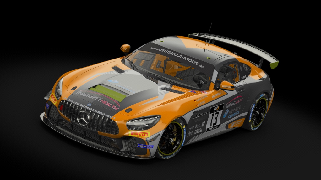 Mercedes AMG GT4, skin gt4_european_series_schwede_13