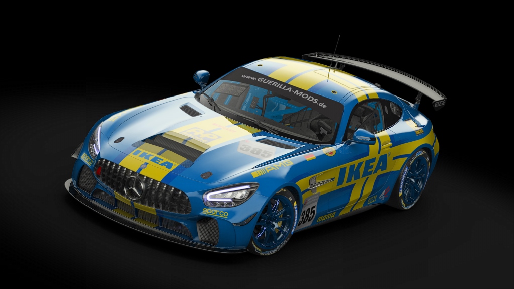 Mercedes AMG GT4 EVO, skin 385-ikea