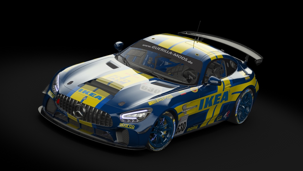 Mercedes AMG GT4 EVO, skin 630-ikea