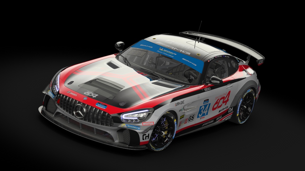 Mercedes AMG GT4 EVO, skin SR604