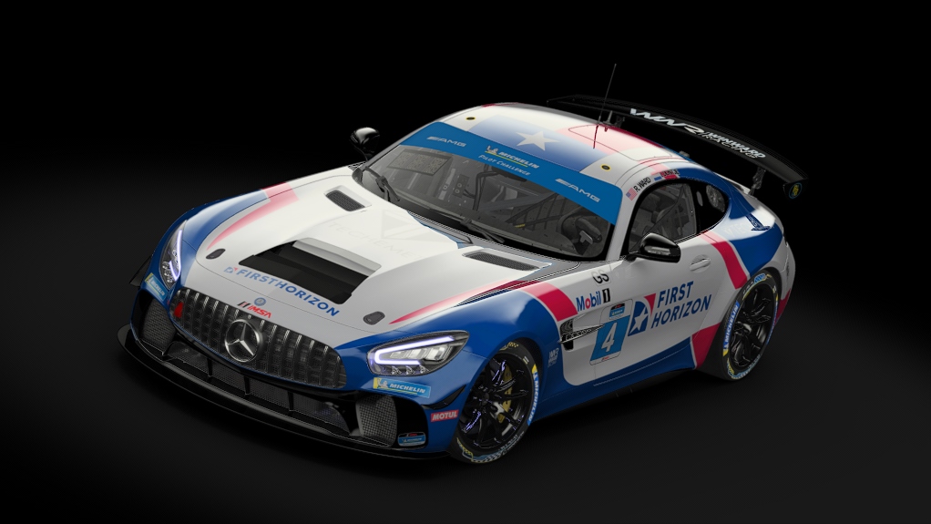 Mercedes AMG GT4 EVO, skin Winward Racing - 4