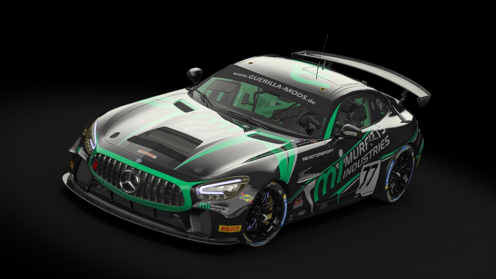 Mercedes AMG GT4 EVO, skin british_gt_championship_2019_FOX_77