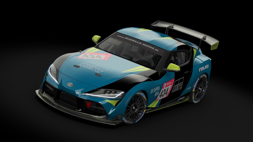 Toyota Supra GT4, skin GR_Racing_Blue