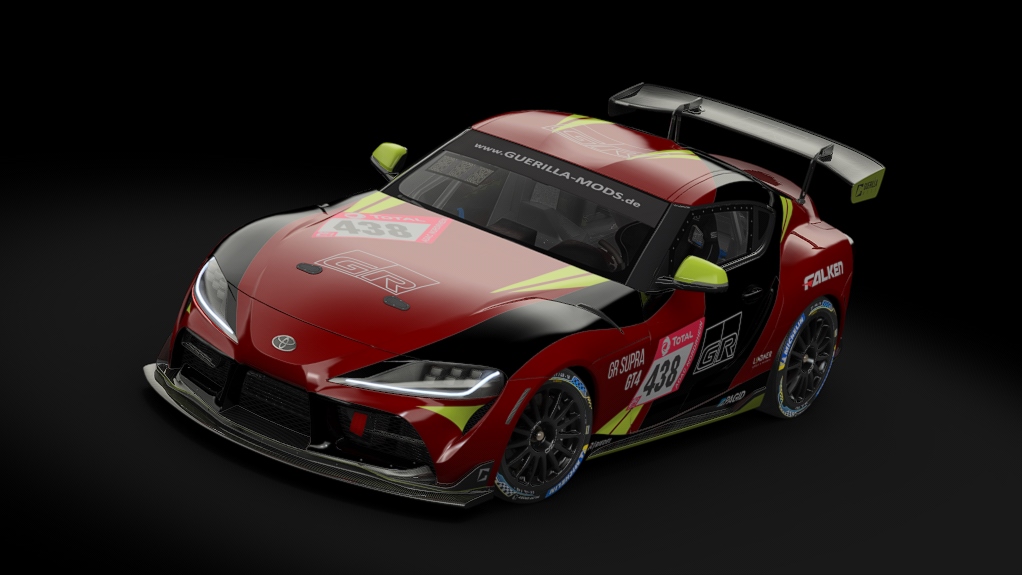 Toyota Supra GT4, skin GR_Racing_Red