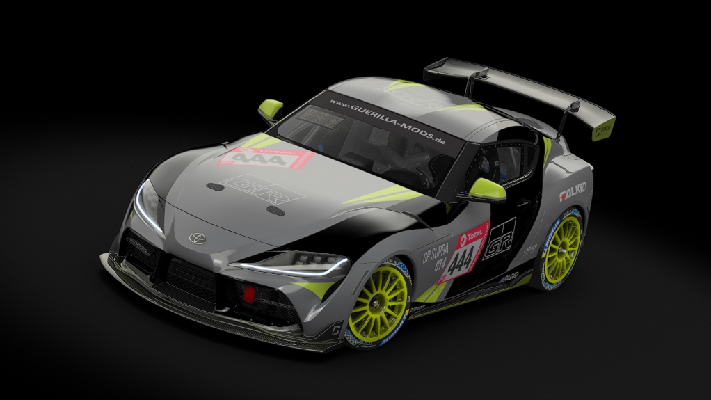 Toyota Supra GT4, skin GR_Racing_Silver