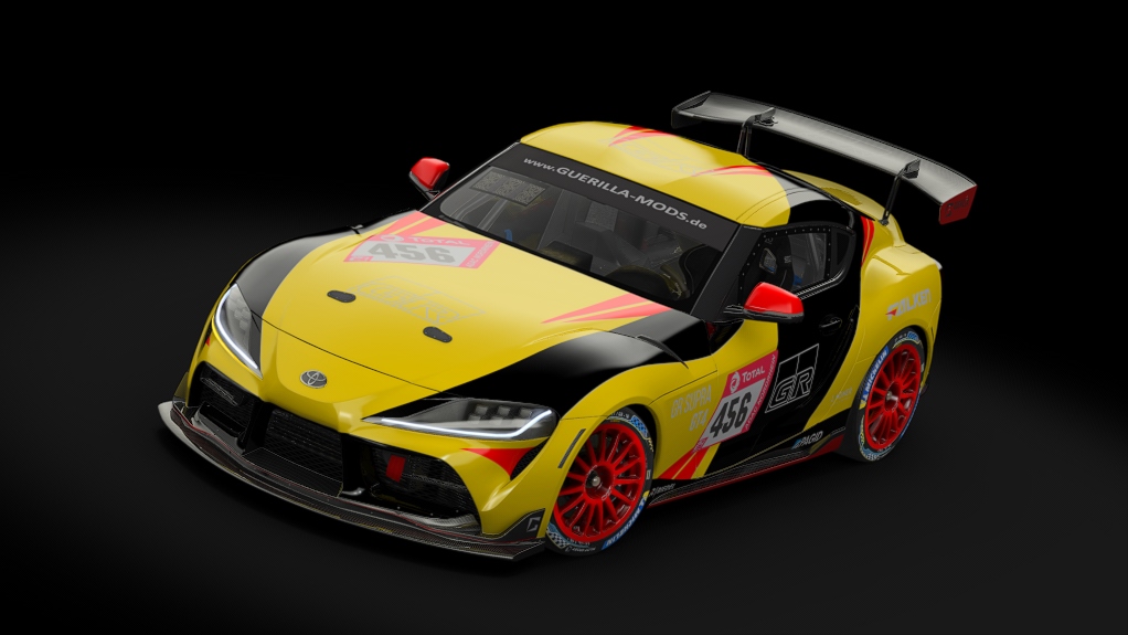 Toyota Supra GT4, skin GR_Racing_Yellow