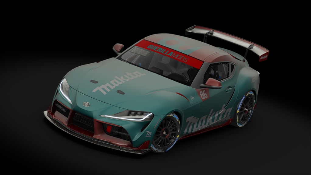 Toyota Supra GT4, skin Makita