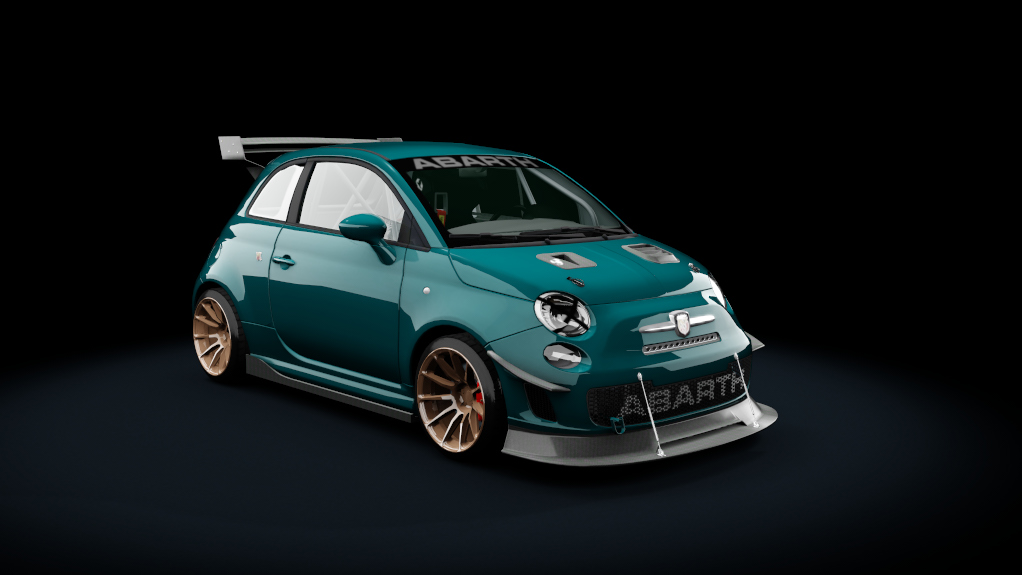 Abarth 500 Stage 4, skin blue