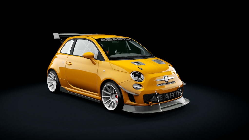 Abarth 500 Stage 4, skin orange