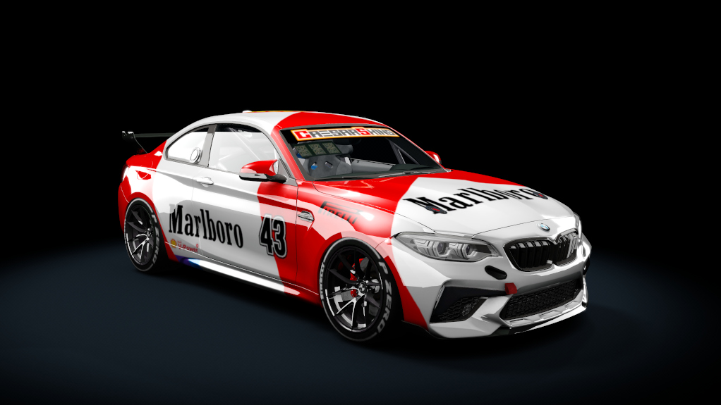 BMW M2 CS Racing, skin Marlboro