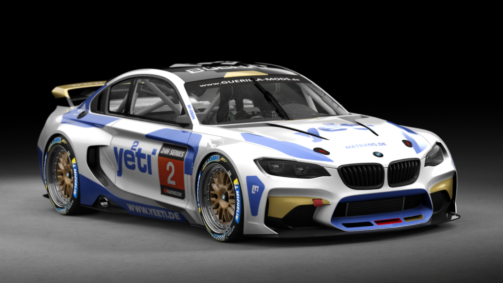 BMW M2 GT2, skin Yeeti