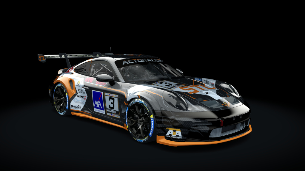 Porsche 911 GT3 Cup 992, skin 3jansen