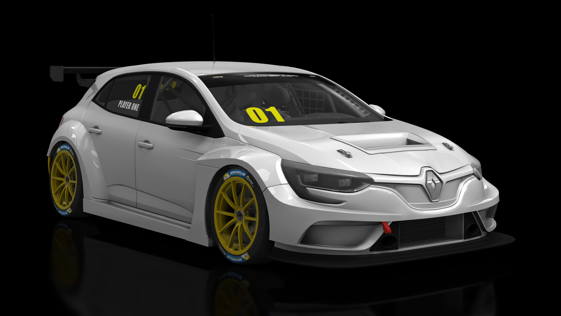 ABA SP3T Renault Megane RS, skin Skinvorlage TWT tcr_megane