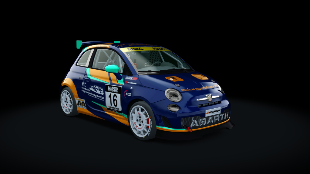 Abarth 500 Assetto Corse, skin RCN_16_FK