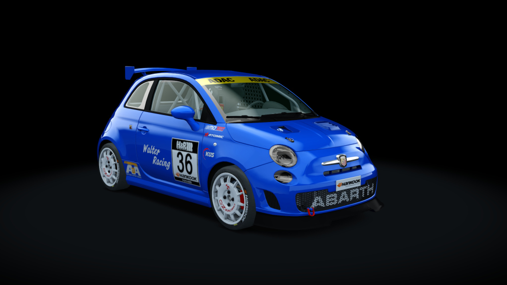 Abarth 500 Assetto Corse, skin RCN_36_KW