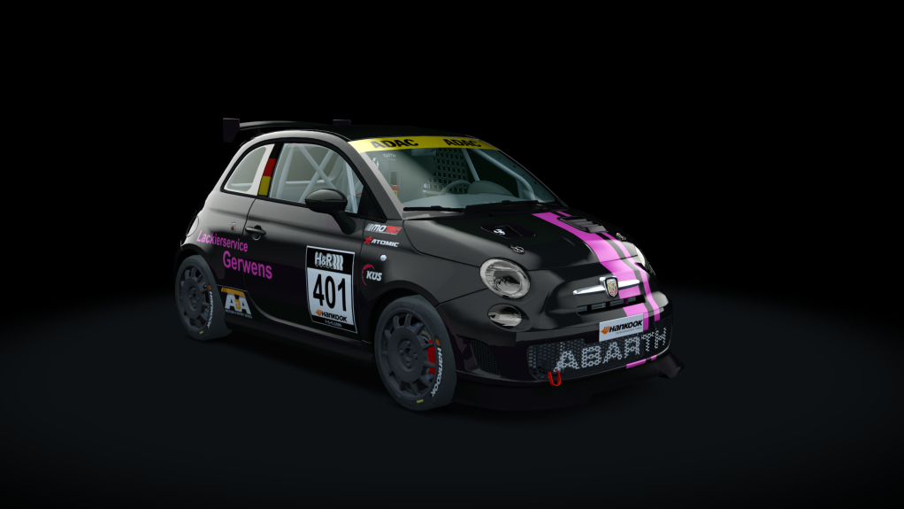 Abarth 500 Assetto Corse, skin RCN_405_AH