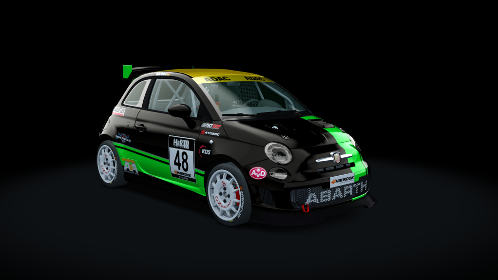 Abarth 500 Assetto Corse, skin RCN_48_VS