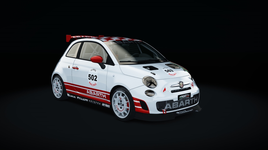 Abarth 500 Assetto Corse, skin racing_502