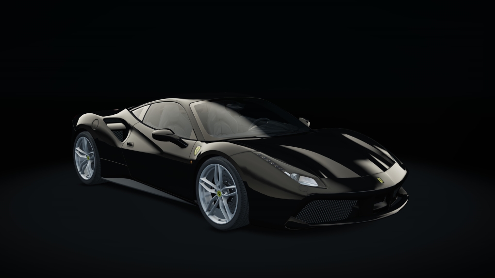 Ferrari 488 GTB, skin 03_nero_pastello