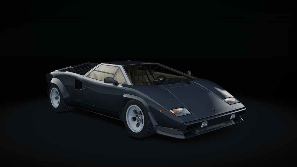 Lamborghini Countach S1, skin canna_fucile_metal