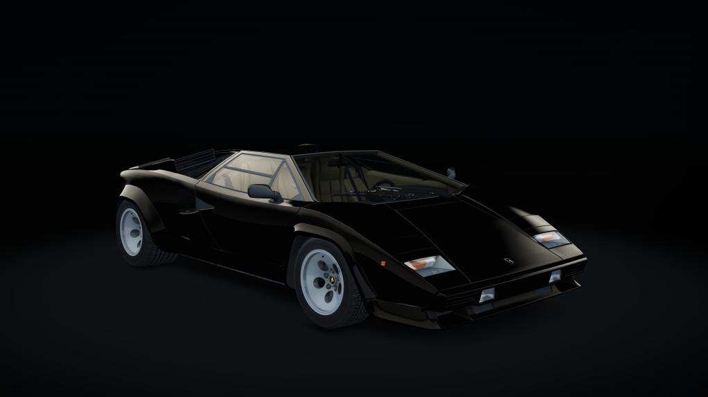 Lamborghini Countach S1, skin nero_tenebre