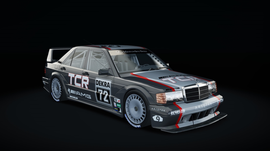 Mercedes-Benz 190E EVO II, skin Nero_Ossidiana_72