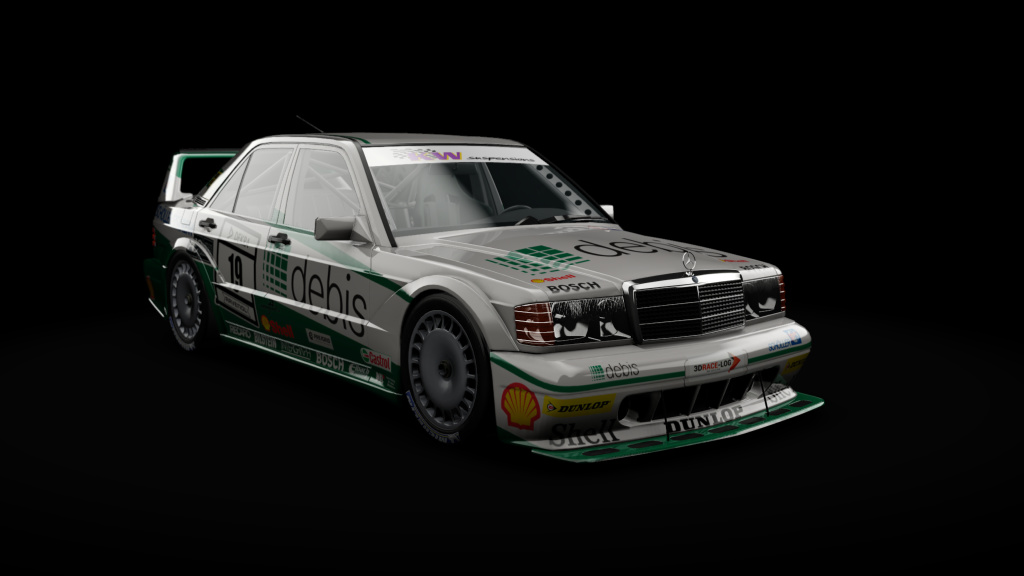 Mercedes-Benz 190E EVO II TWCD, skin Debis