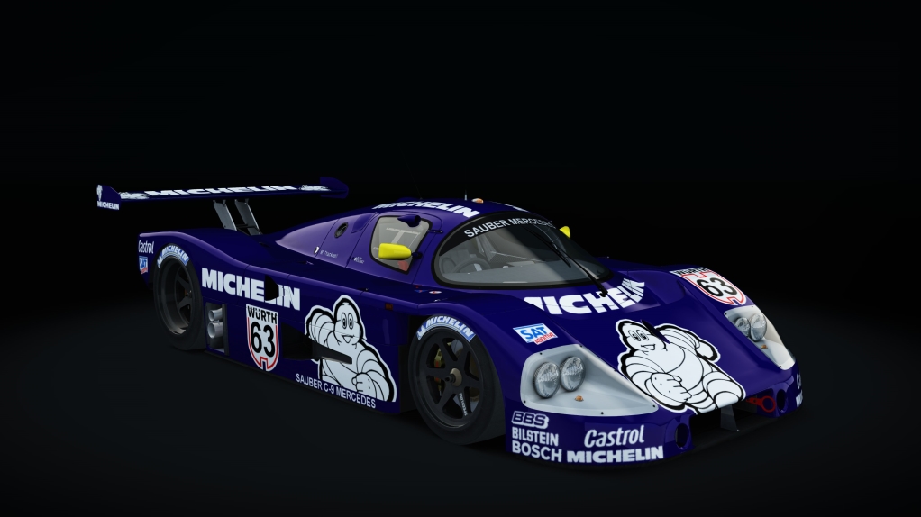 Mercedes-Benz C9 1989 LM, skin 02_michelin_63