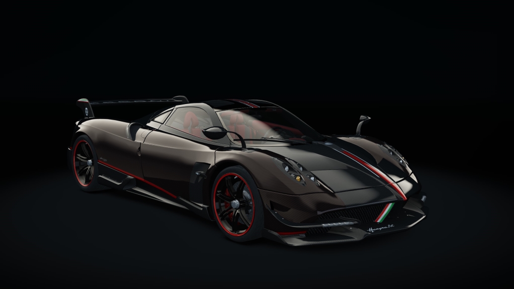 Pagani Huayra BC, skin red_carbon_red