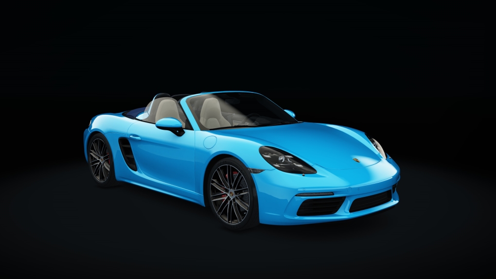 Porsche 718 Boxster S PDK, skin 02_miami_blue