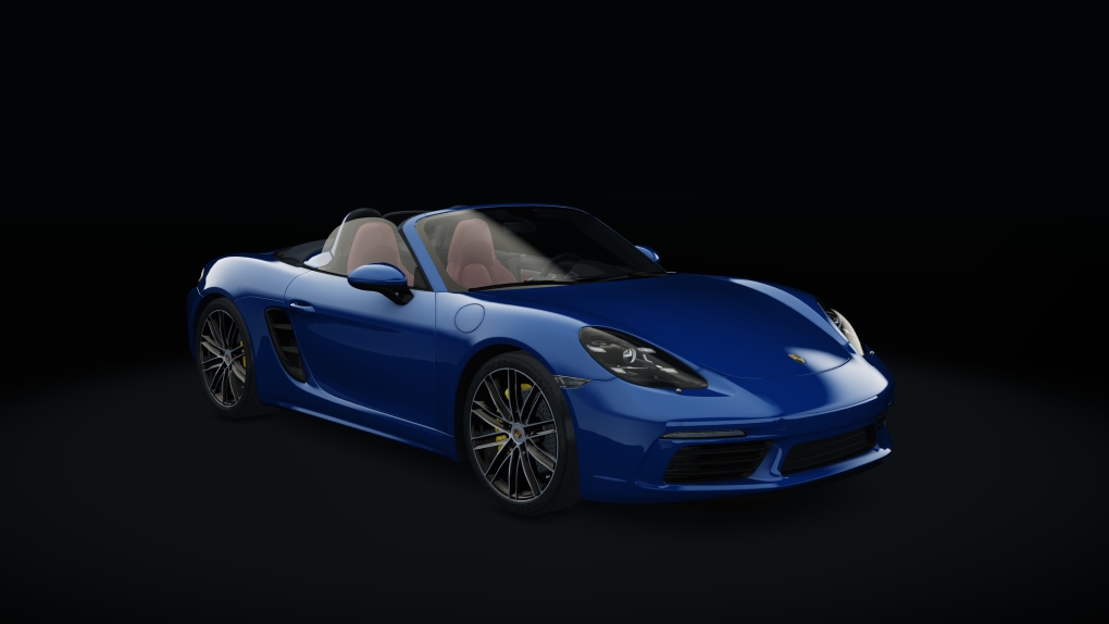 Porsche 718 Boxster S PDK, skin 14_sapphire_blue_metallic