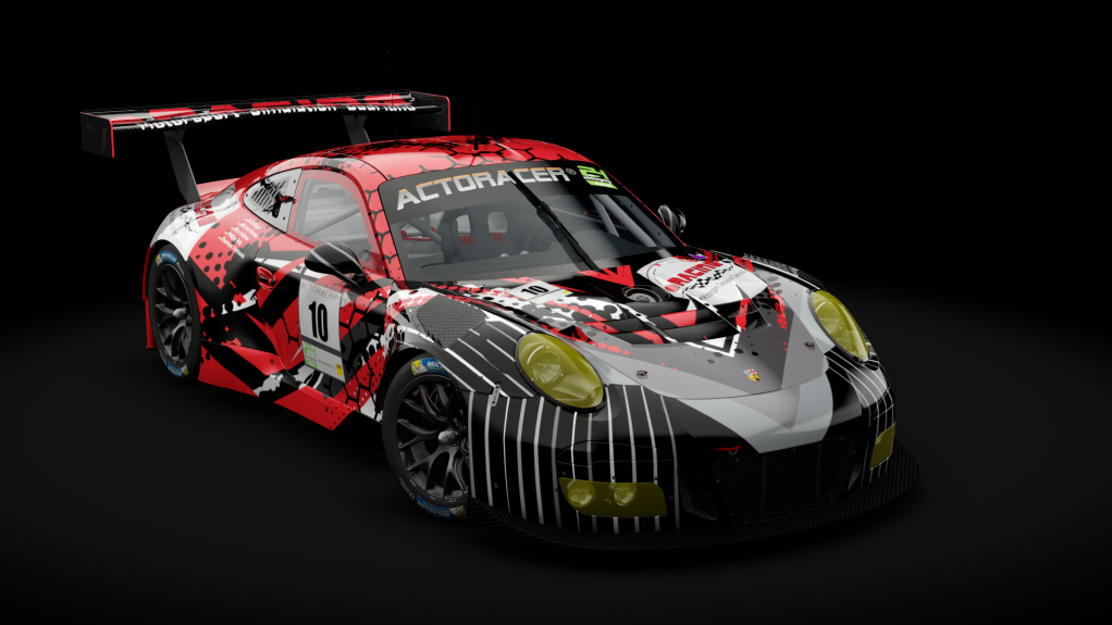 Porsche 911 GT3 R 2016 AbA, skin 24h_10_eracingsaarland