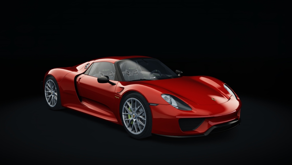 Porsche 918 Spyder, skin 04_guards_red