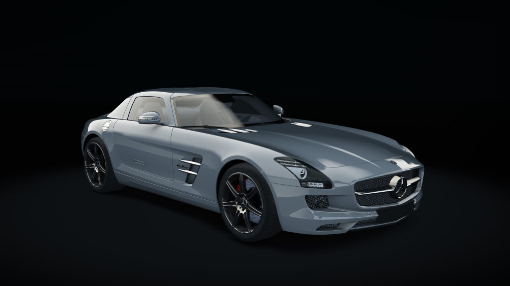 Mercedes SLS AMG, skin Argento_Iridio